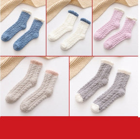 Women Fluffy Autumn Winter Warm Socks