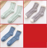 Women Fluffy Autumn Winter Warm Socks