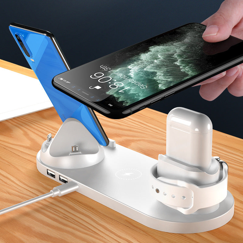 Wireless 6 In 1 Charging Dock Station