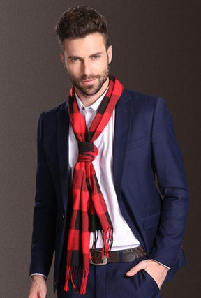 Men Fashion Winter Warm Scarves