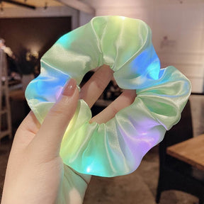 Women LED Luminous Scrunchies Hairband