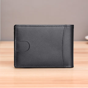 Men Fashion Leather Tracker Wallet