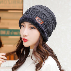 Women Coral Fleece Balaclava Winter Hat