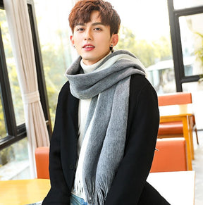 Men Match Colors Fashion Scarves