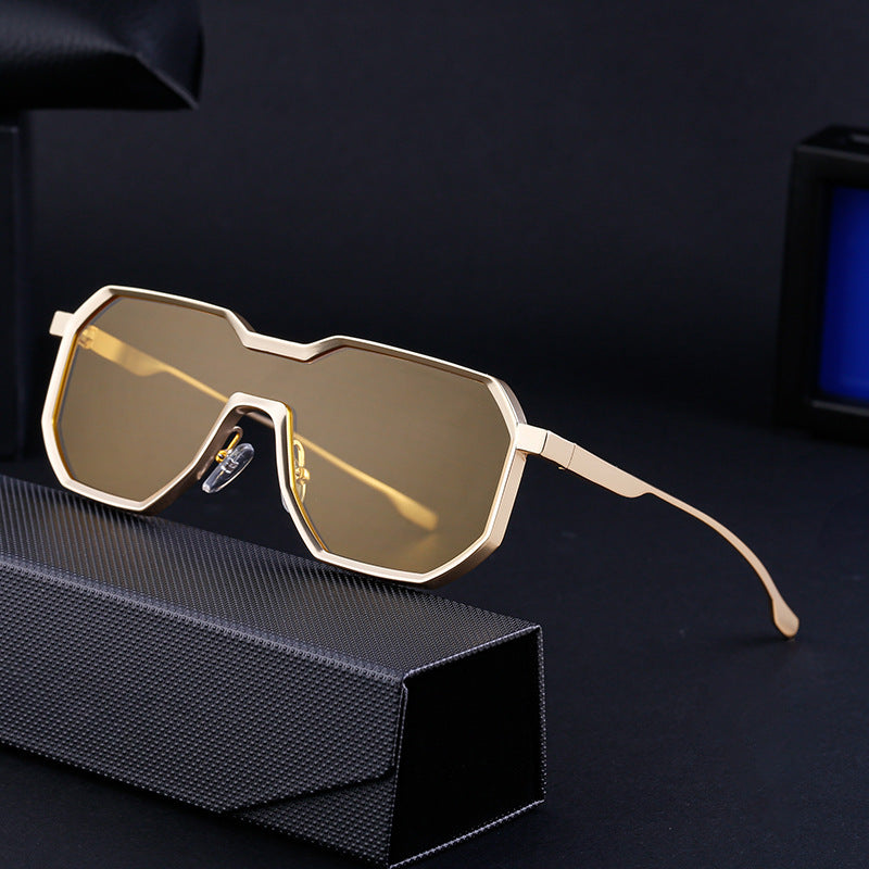 Men One Irregular Sunglasses