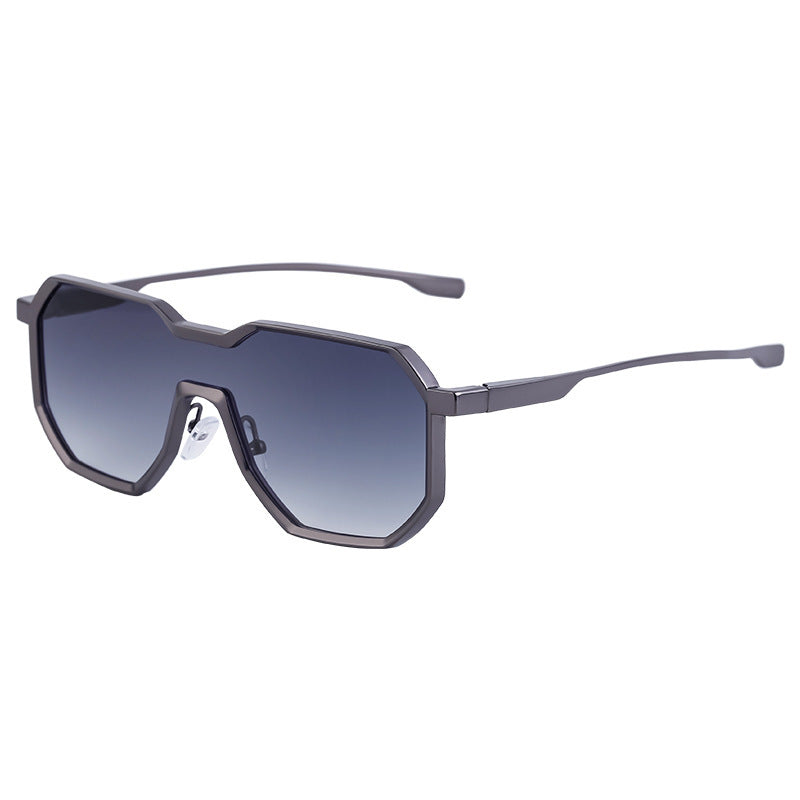 Men One Irregular Sunglasses