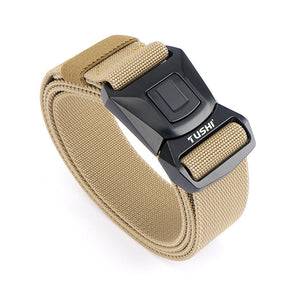 Quick Release Release Buckle Tactical Nylon Stretch Belt