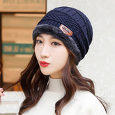 Women Coral Fleece Balaclava Winter Hat