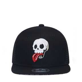 Men Skull Hip Hop Polyester Hat