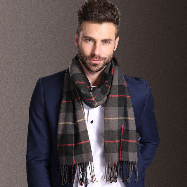 Men Fashion Winter Warm Scarves